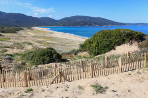 Plage de Capulaourosu à Propriano